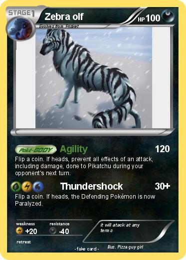 Pokemon Zebra olf