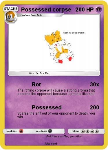 Pokemon Possessed corpse