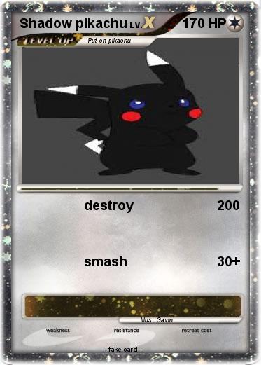 Pokemon Shadow pikachu