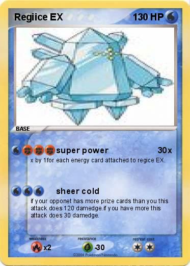 Pokemon Regiice EX