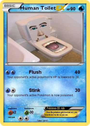 Pokemon Human Toilet