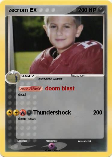 Pokemon zecrom EX