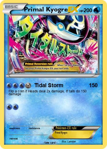 Pokemon Primal Kyogre