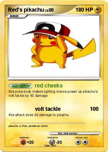 Pokemon Red's pikachu