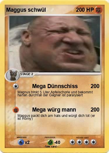 Pokemon Maggus schwül