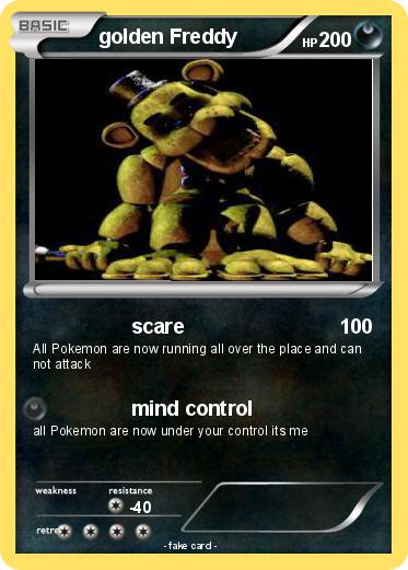 Pokemon golden Freddy