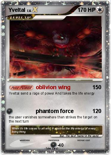 Pokemon Yveltal
