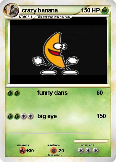 Pokemon crazy banana
