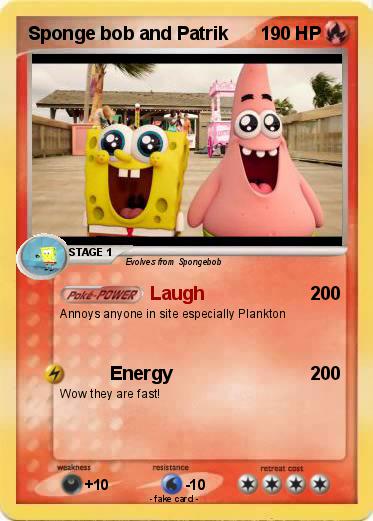 Pokemon Sponge bob and Patrik