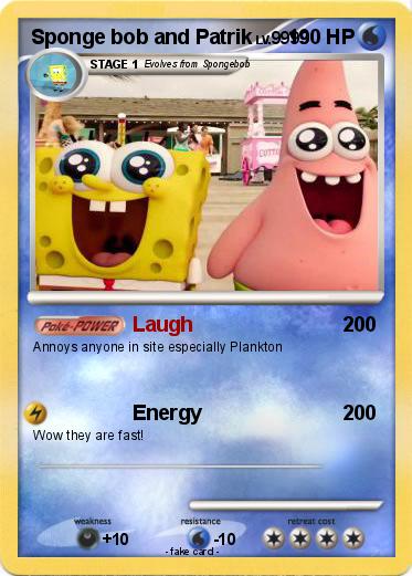 Pokemon Sponge bob and Patrik
