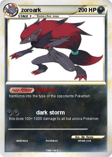 Pokemon zoroark