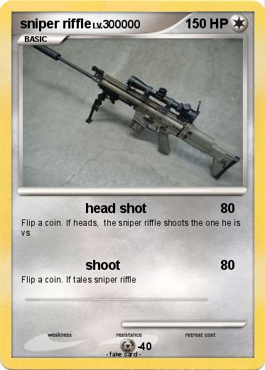 Pokemon sniper riffle