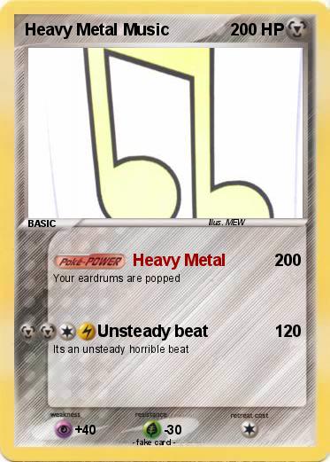 Pokemon Heavy Metal Music