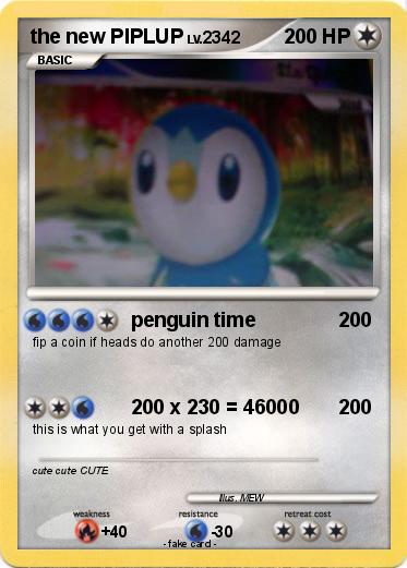 Pokemon the new PIPLUP