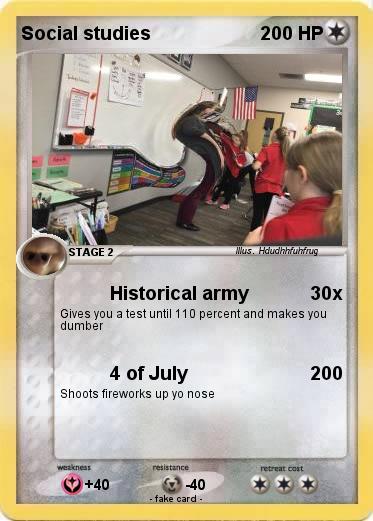 Pokemon Social studies