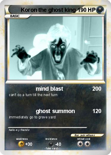 Pokemon Koron the ghost king