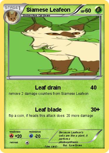 Pokemon Siamese Leafeon
