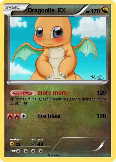 Pokemon Dragonite  EX