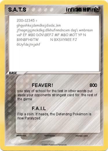 Pokemon S.A.T.S                           infiniti infiniti