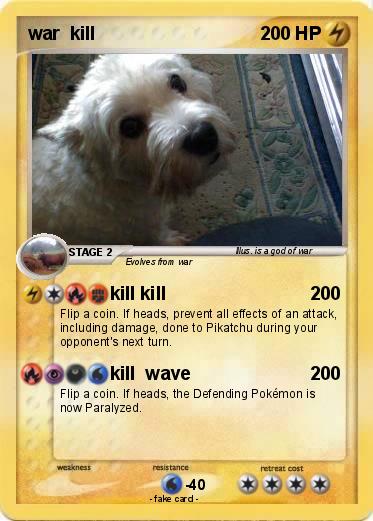 Pokemon war  kill