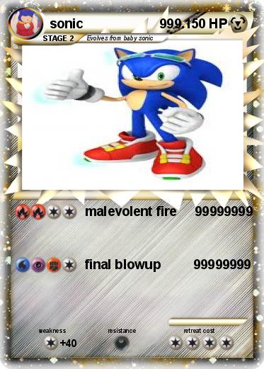 Pokemon sonic                     999.