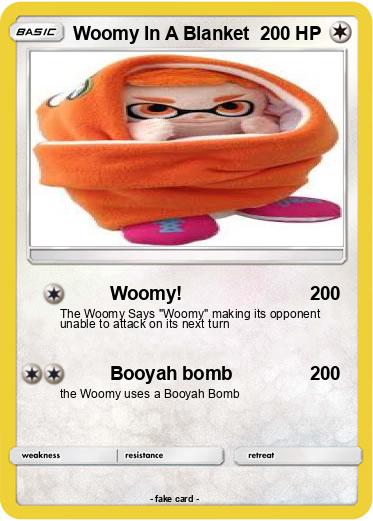 Pokemon Woomy In A Blanket