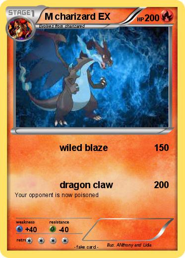 Pokemon M charizard EX