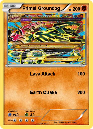 Pokemon Primal Groundog