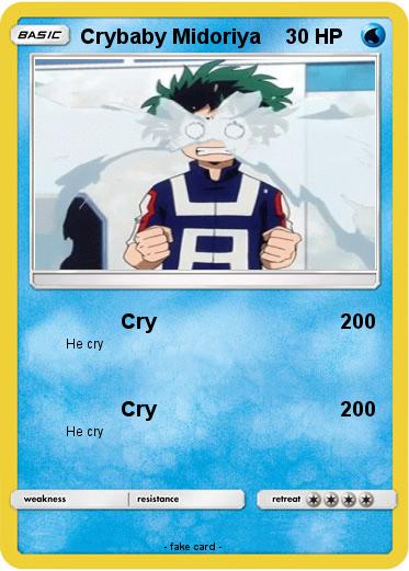 Pokemon Crybaby Midoriya