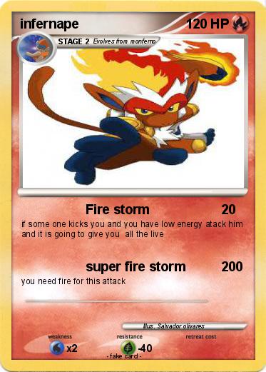Pokemon infernape