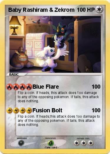 Pokemon Baby Rashiram & Zekrom