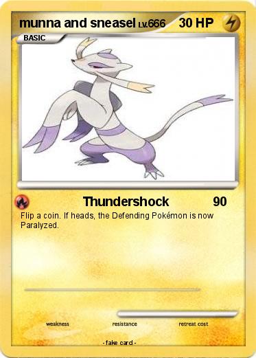 Pokemon munna and sneasel