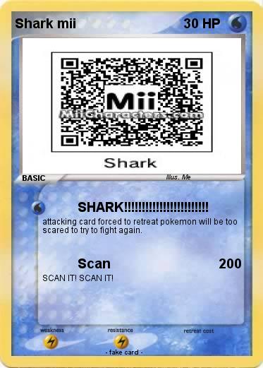 Pokemon Shark mii
