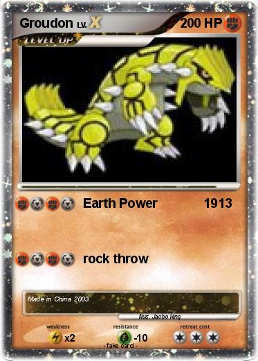 Pokemon Groudon