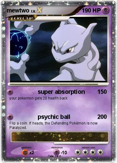 Pokemon mewtwo