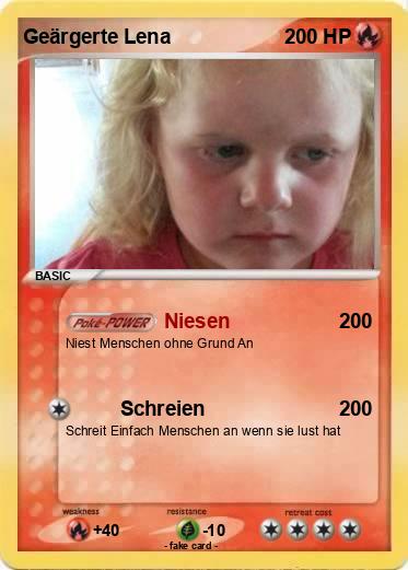 Pokemon Geärgerte Lena