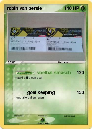 Pokemon robin van persie