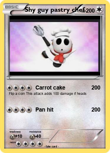 Pokemon Shy guy pastry chef