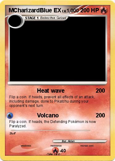 Pokemon MCharizardBlue EX