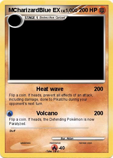 Pokemon MCharizardBlue EX