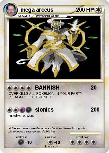 Pokemon mega arceus