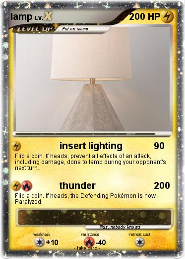 Pokemon lamp