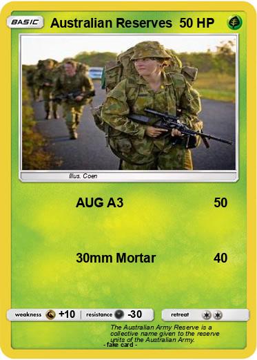 Pokemon Australian Reserves