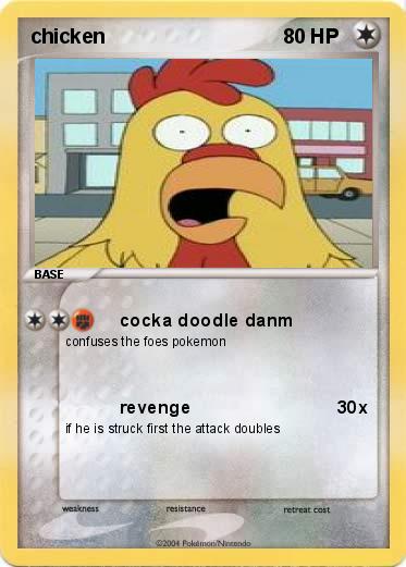 Pokemon chicken