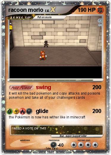 Pokemon racoon morio