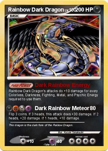 Pokemon Rainbow Dark Dragon