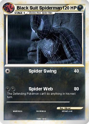 Pokemon Black Suit Spiderman