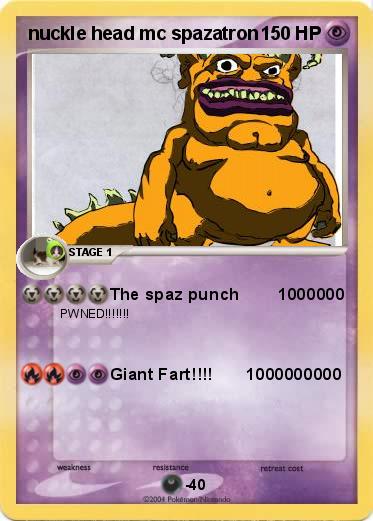 Pokemon nuckle head mc spazatron