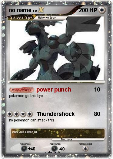 Pokemon no name