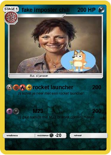 Pokemon fake imposter chili